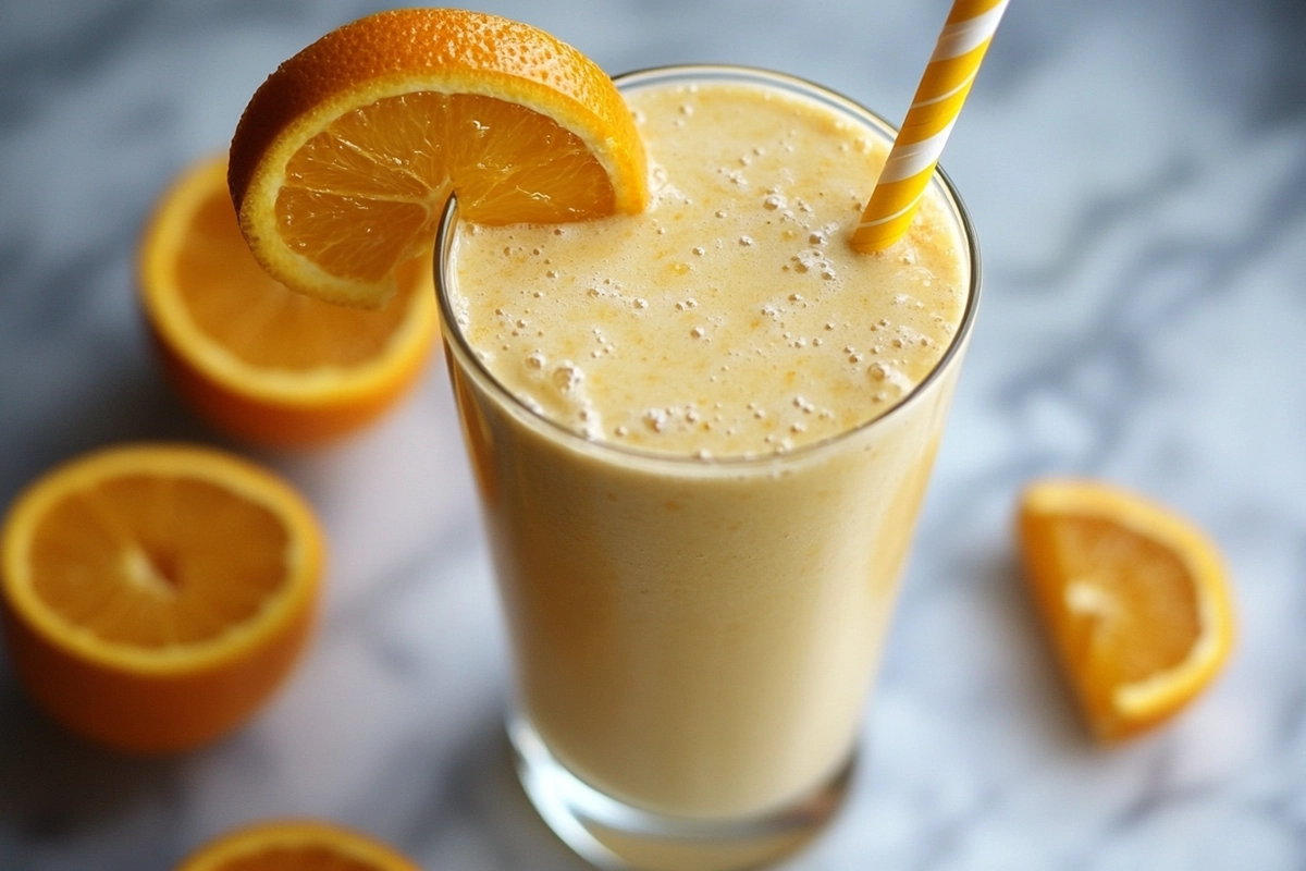 4-Ingredient Orange Creamsicle Smoothie