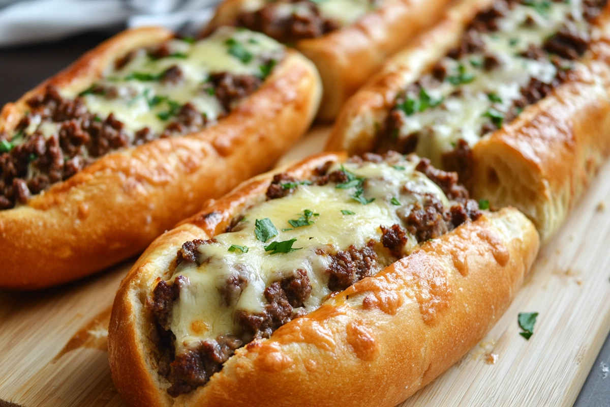 Beef & Cheese Stuffed Bread