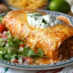 Beef and Cheese Chimichanga