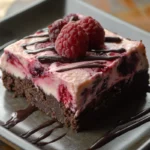 Brownie-Raspberry Cheesecake