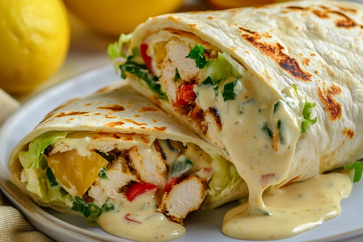 Chipotle Ranch Grilled Chicken Burrito