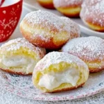 Easy Bavarian Cream Doughnuts