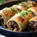 French Onion Beef Roll-Ups