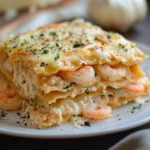 Garlic Butter Shrimp Scampi Lasagna