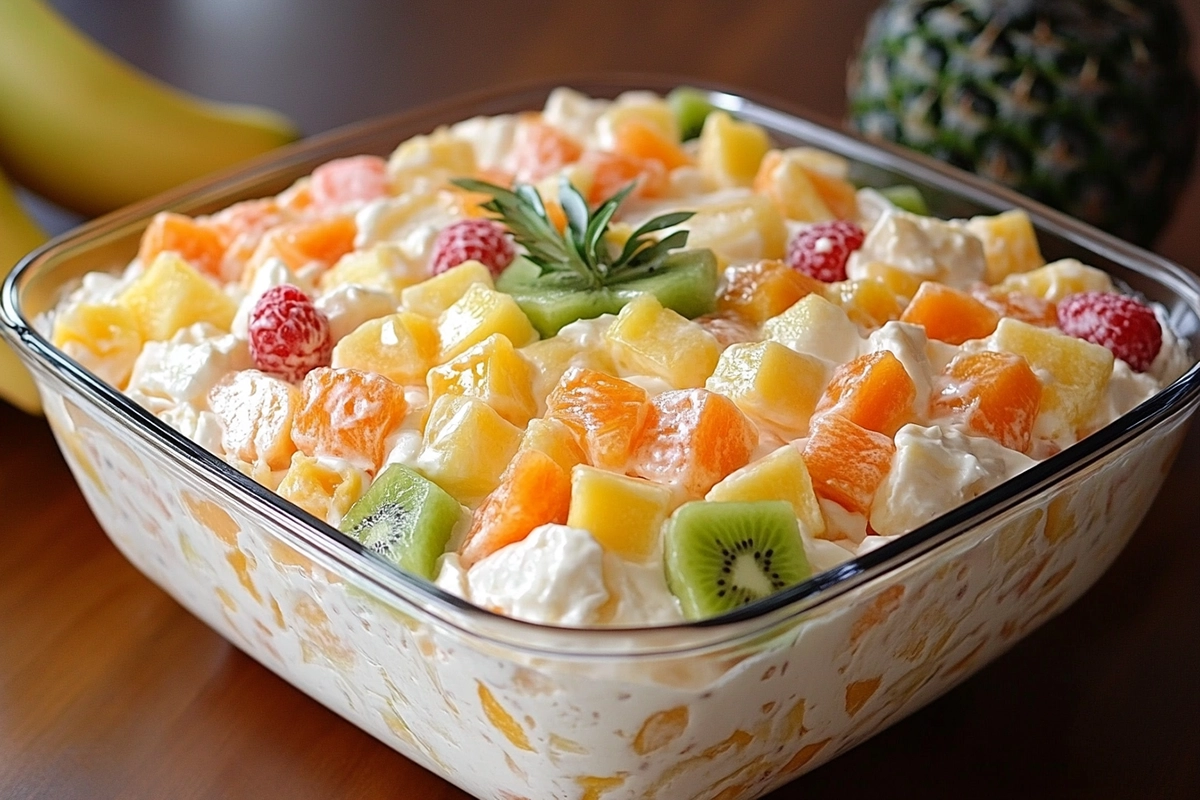Hawaiian Fruit Salad With Cool Whip