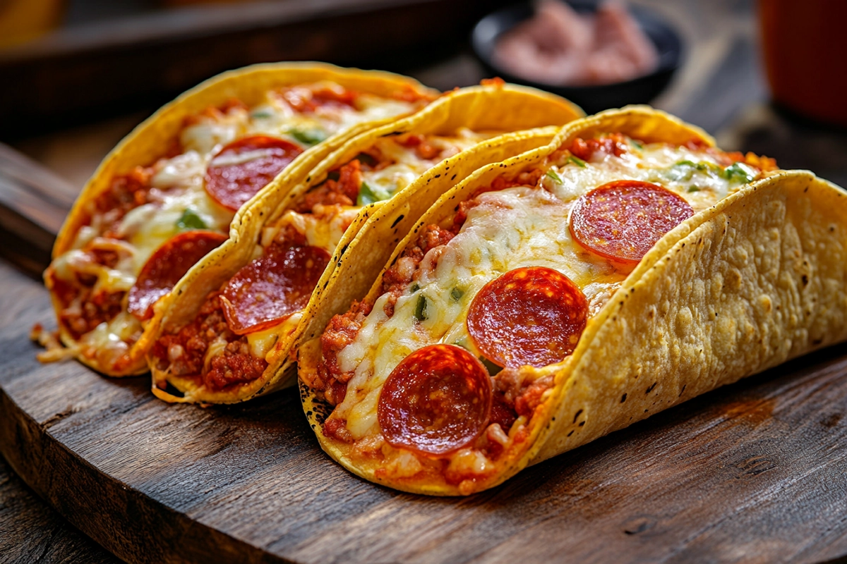 Meat Lovers Pizza Tacos