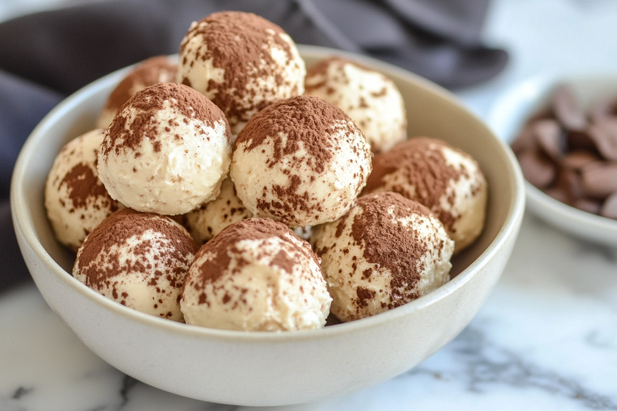 No-Bake Tiramisu Balls