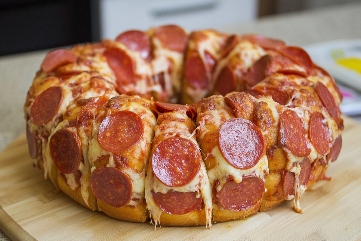 Pepperoni Pizza Monkey Bread