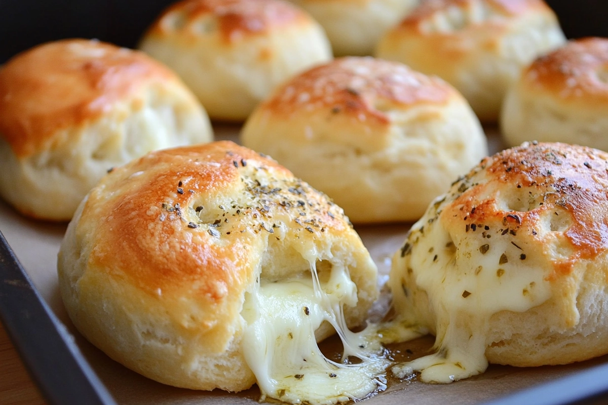 Pillsbury Biscuit Garlic Butter Cheese Bombs