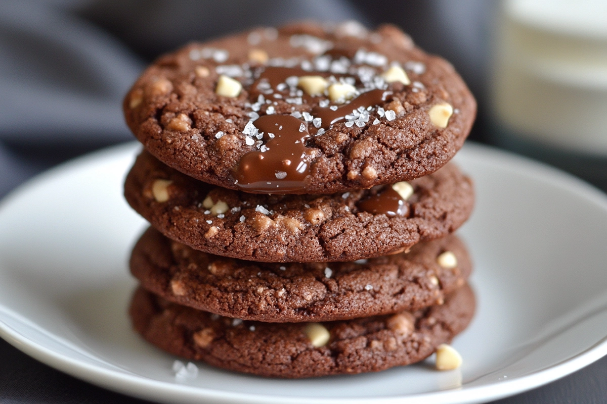 Salted Caramel Chocolate Cookies