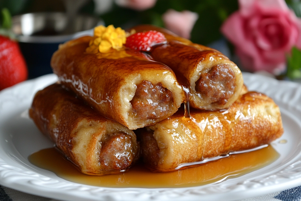 Sausage French Toast Roll-Ups