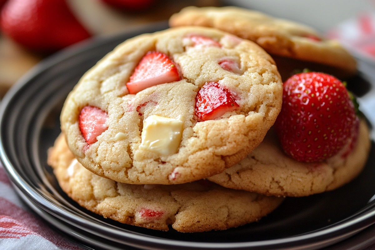 Strawberry Cheesecake Cookies
