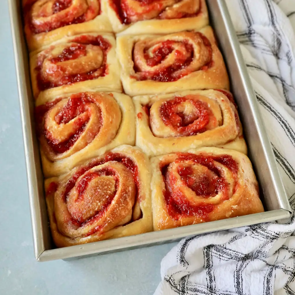 Strawberry Cheesecake Sweet Rolls