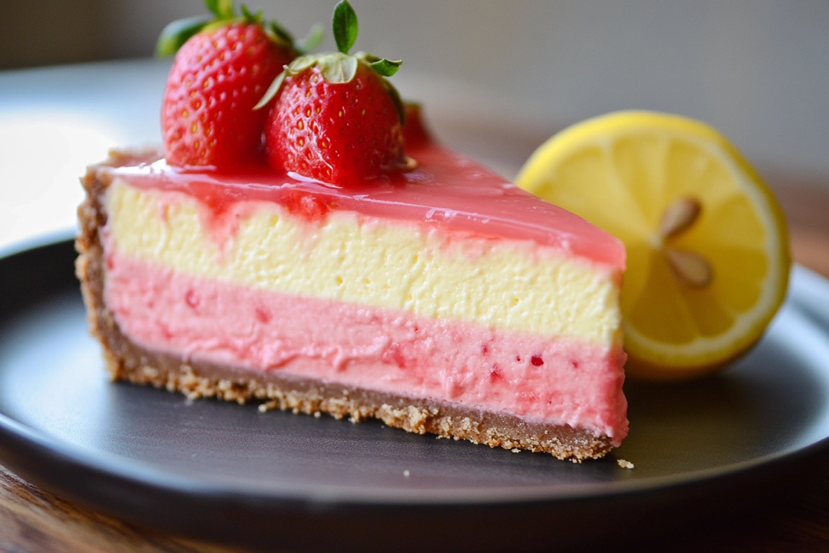 Strawberry Lemonade Cheesecake
