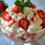 Strawberry Shortcake Fluff Salad