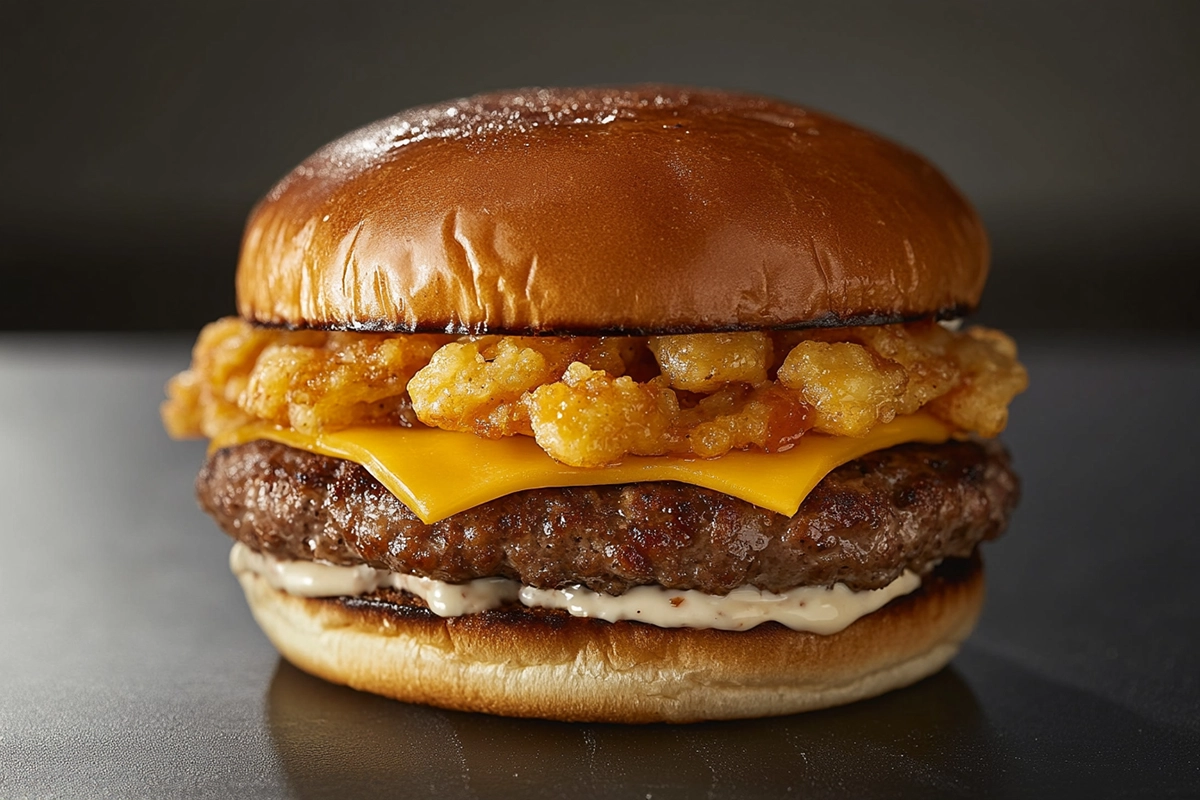 Ultimate Smash Burger with Sausage Patties