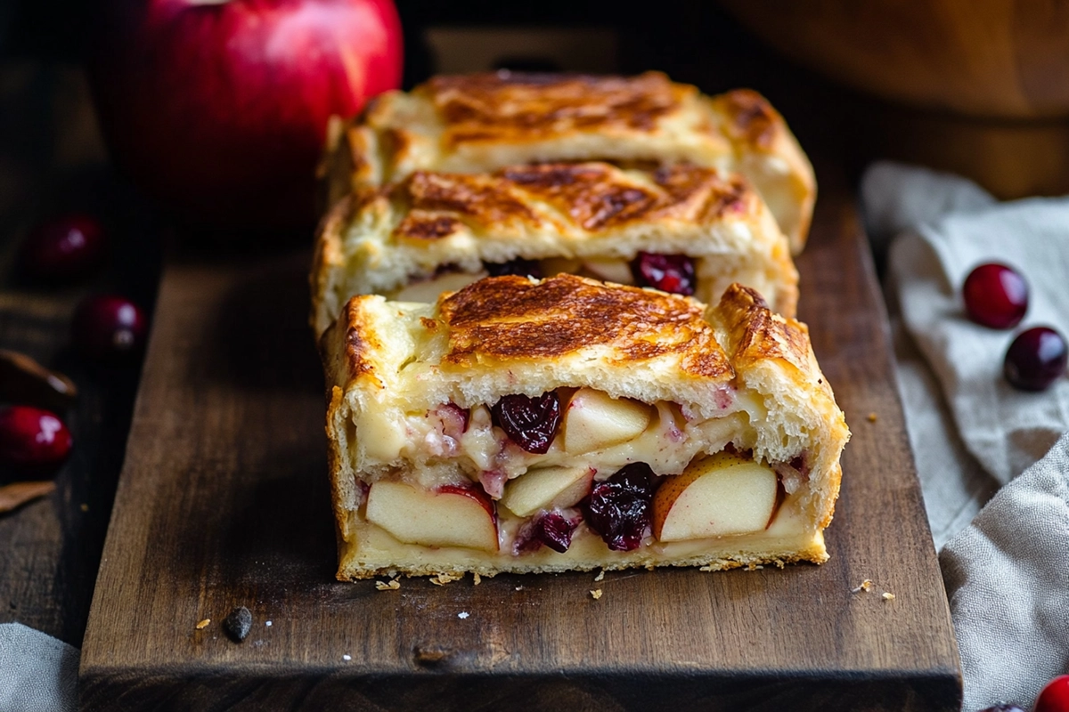 Apple And Cranberry Grilled Cheese