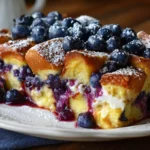 Blueberry Cream Cheese French Toast Casserolet