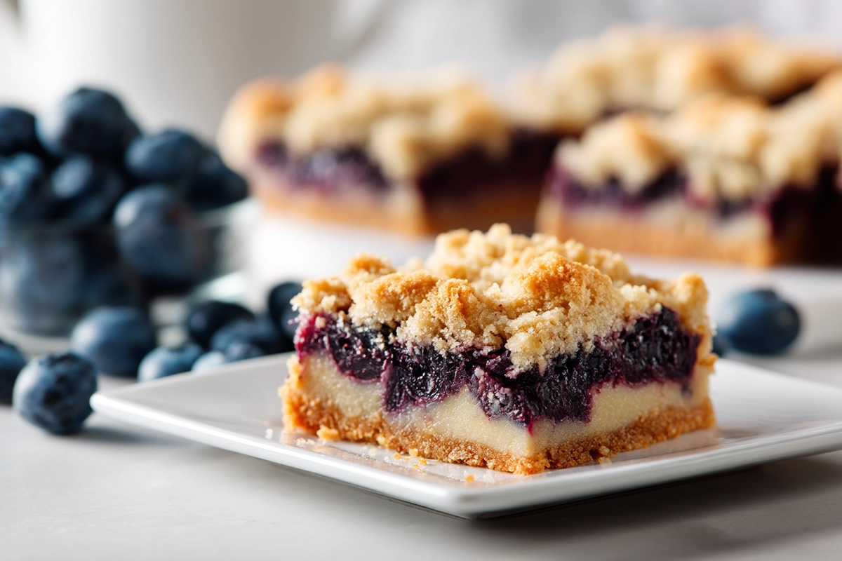 Blueberry Oatmeal Crumble Bars Recipe