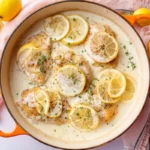 Creamy Lemon Pepper Skillet Chicken Recipe