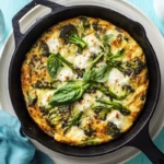 Frittata With Asparagus Leek Ricotta