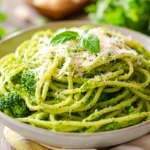 Green St. Patrick's Day Vegetarian Pasta