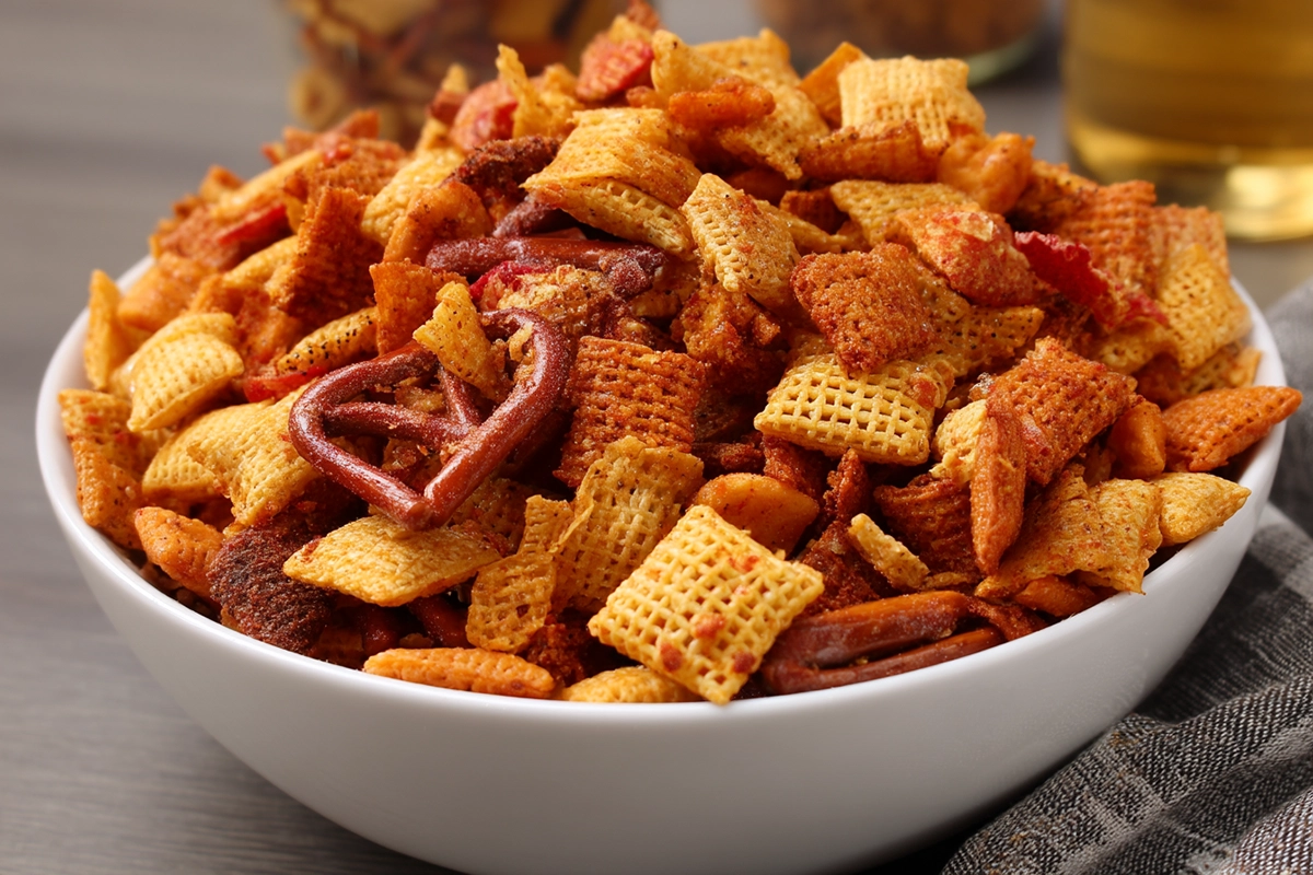 Hot Honey Chex Mix Recipe