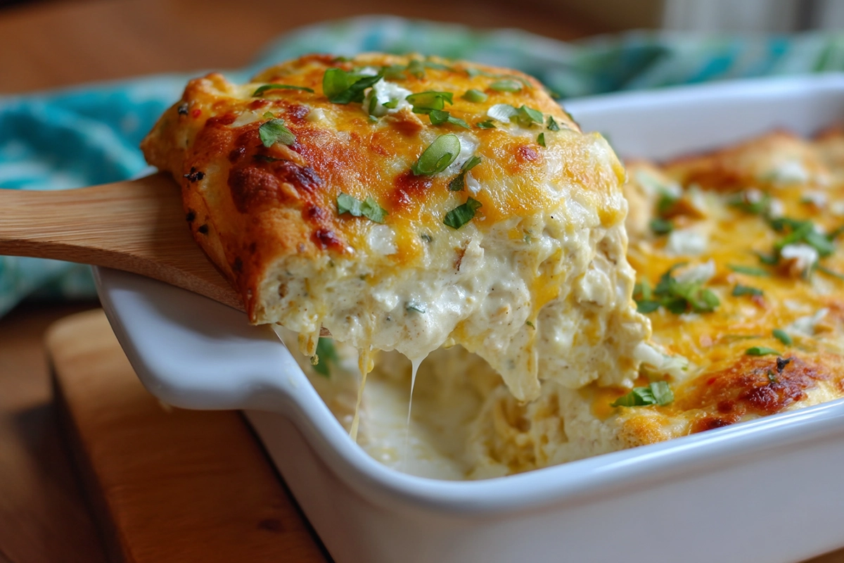 Sour Cream Chicken Enchilada Casserole