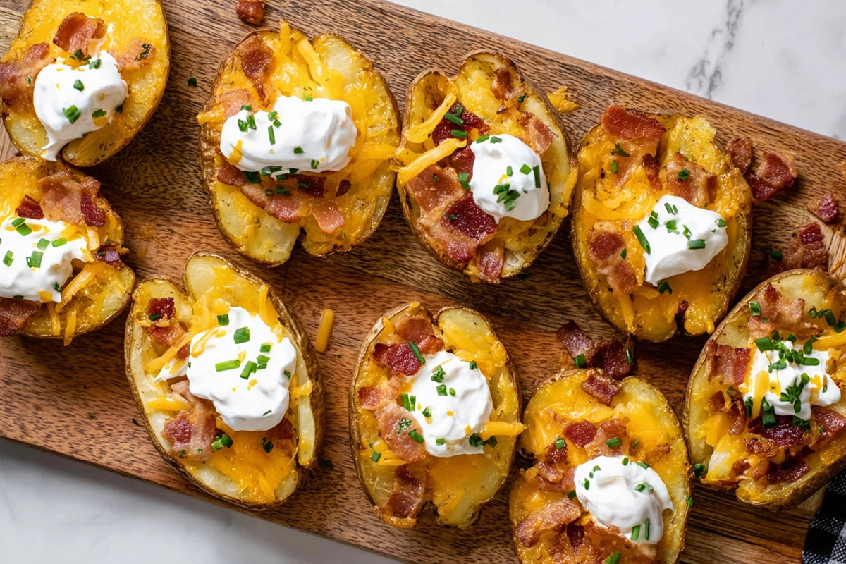 Blackstone Smashed Potatoes: Crispy, Cheesy, and Loaded with Flavor 4 Blackstone Loaded Smashed Potatoe