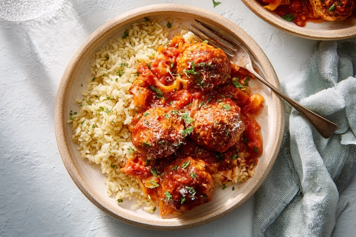 Chicken Meatballs with Peppers and Orzo: A Cozy Weeknight Hero 6 Chicken Meatballs With Peppers And Orzo