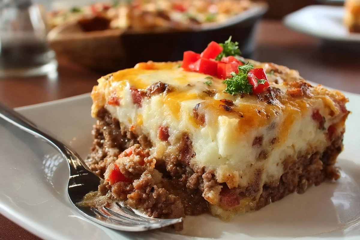 Cowboy Meatloaf And Potato Casserole 2