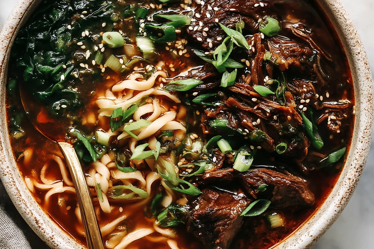 Instant Pot Spicy Short Rib Noodle Soup: A Cozy Bowl of Bold Flavors 6 Instant Pot Spicy Short Rib Noodle Soup