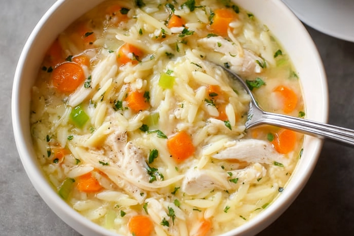 Lemon Chicken Orzo Soup Lemon Chicken Orzo Soup: A Bright and Cozy Bowl of Comfort