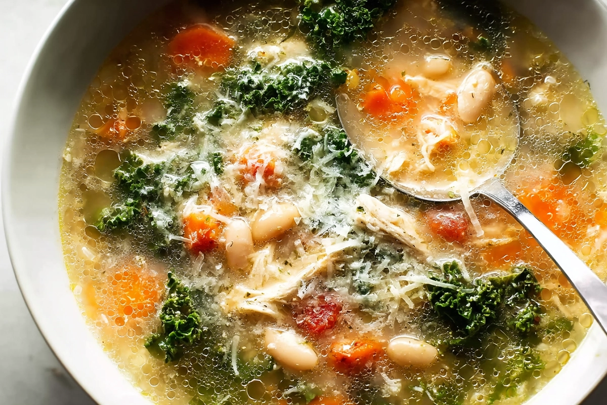 Lemon Rosemary Chicken Soup