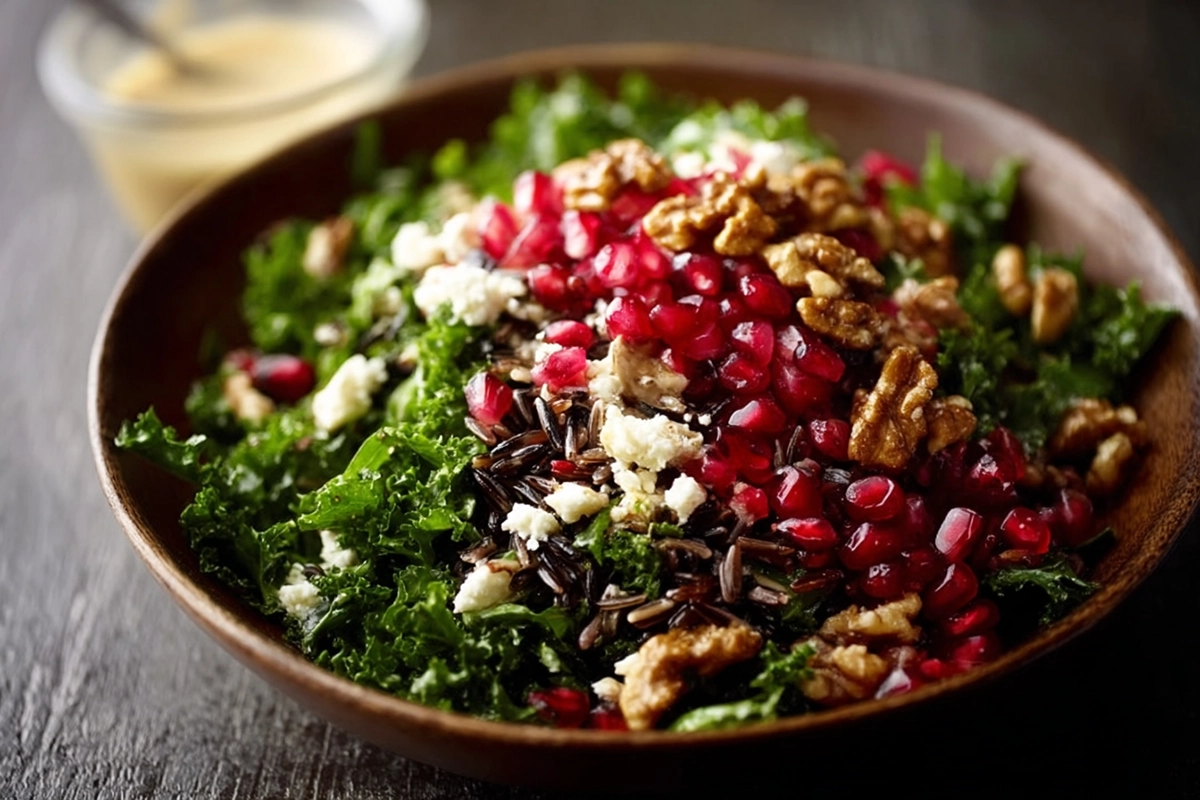 Pomegranate Kale Salad: A Winter Salad Recipe Bursting with Flavor 4 Pomegranate Kale Salad: A Winter Salad Recipe Bursting with Flavor