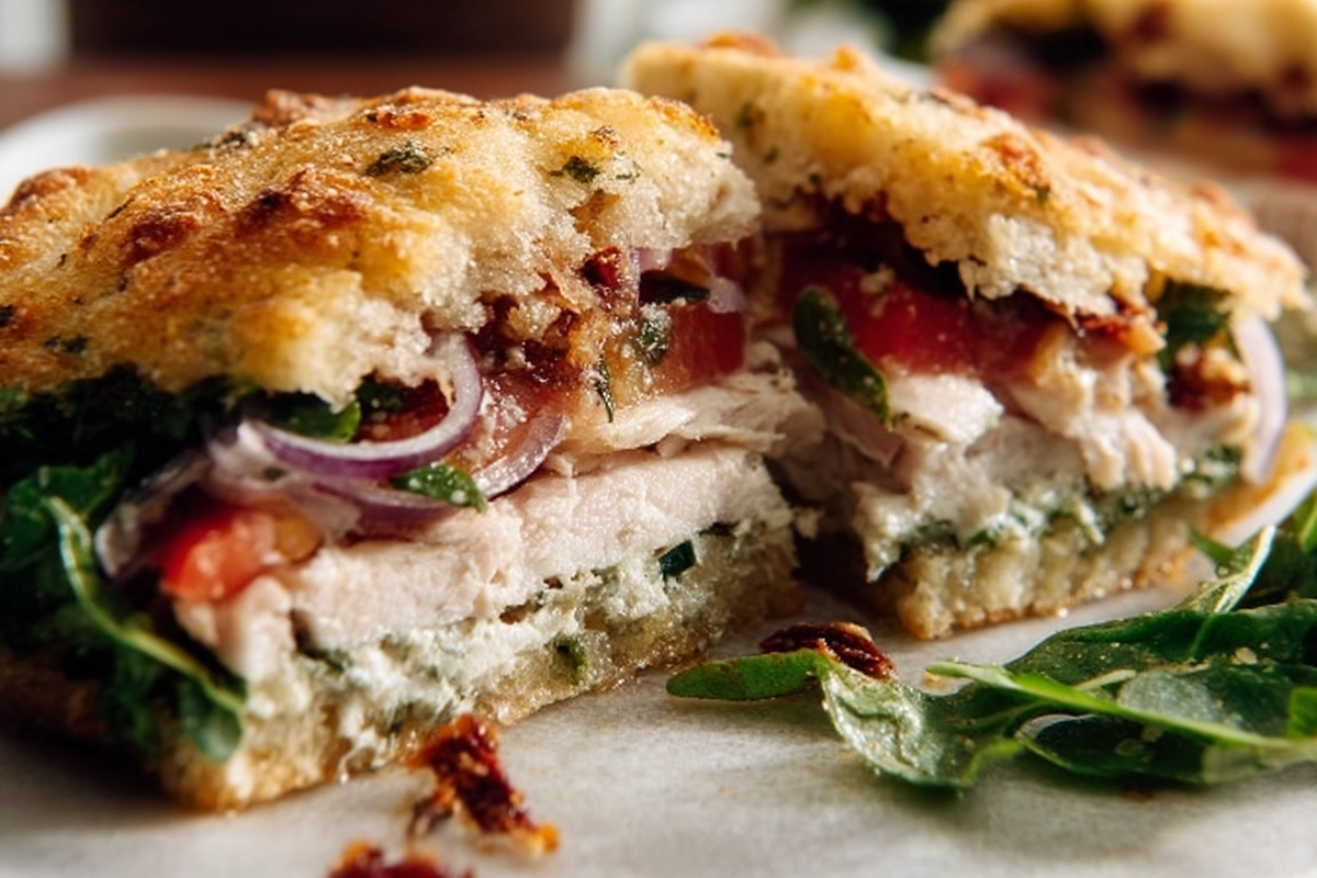 Trader Joe’s Sun-Dried Tomato Focaccia Turkey Sandwich: A Deli Delight at Home 6 Trader Joe's Sun Dried Tomato Focaccia Turkey Sandwich
