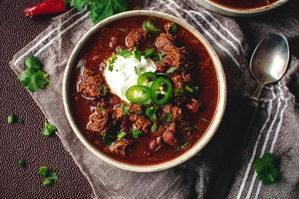 slow cooker texas style chili