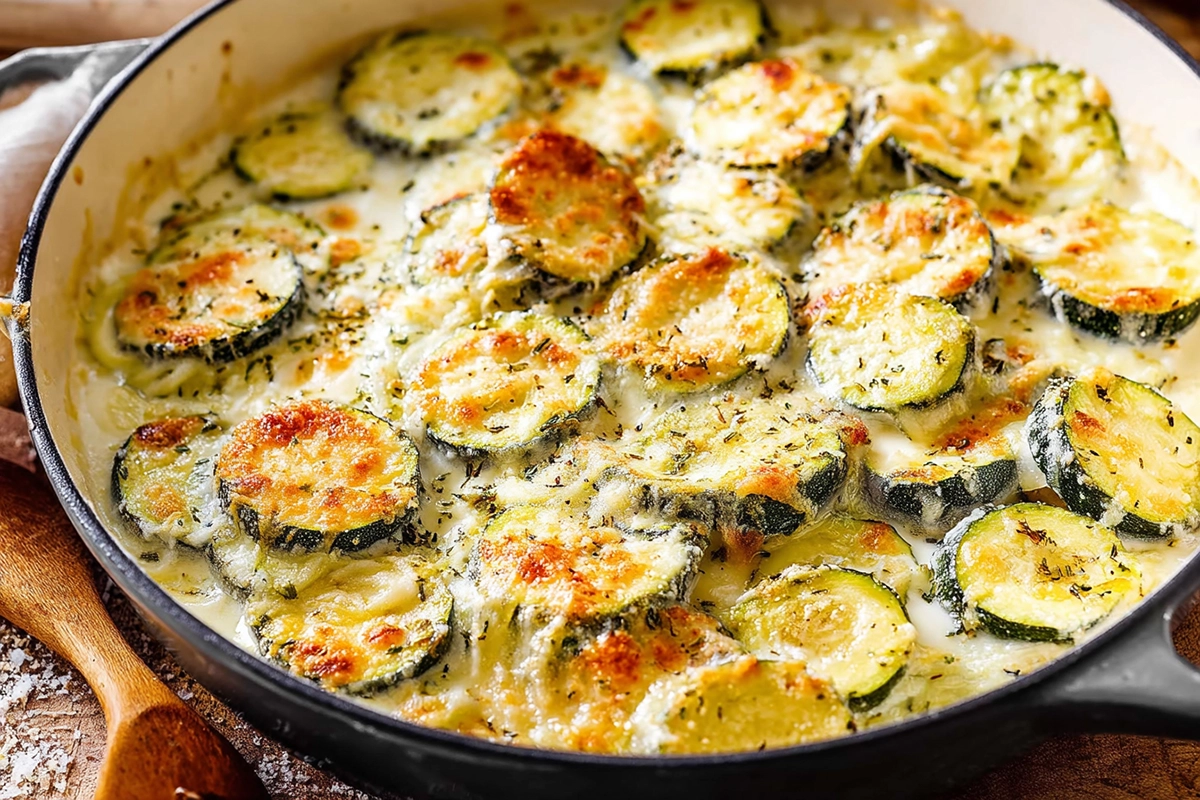 Creamy Parmesan Zucchini: A Baked Zucchini Recipe Even Picky Eaters Will Love 4 Creamy Parmesan Zucchin