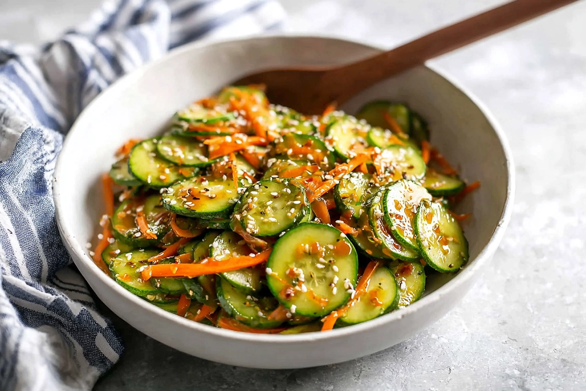 Cucumber and Carrot Salad: A Crisp, Flavor-Packed Asian-Inspired Delight 4 Cucumber and Carrot Sala