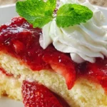 Fresh Strawberry Upside Down Cake