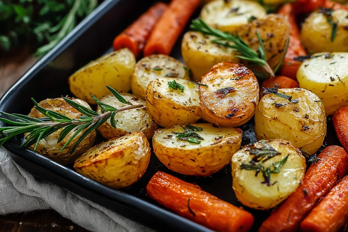 Golden, Garlicky Goodness: Garlic Herb Roasted Vegetables for Every Table 4 Garlic Herb Roasted Vegetables
