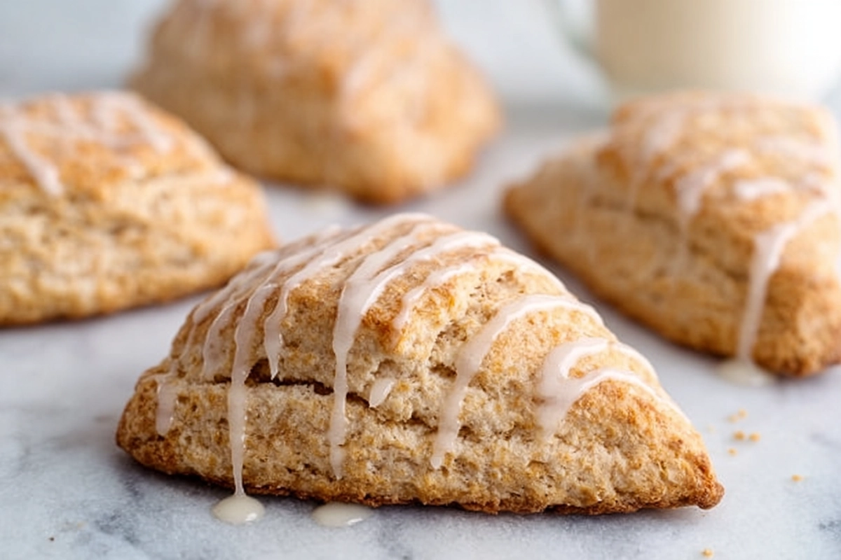 Glazed Cinnamon Scones