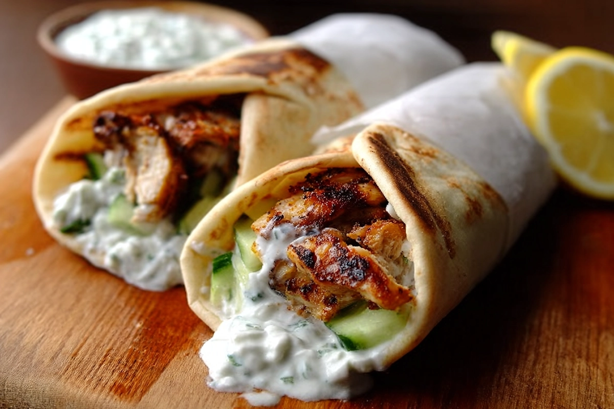 Greek Chicken Gyros Reci