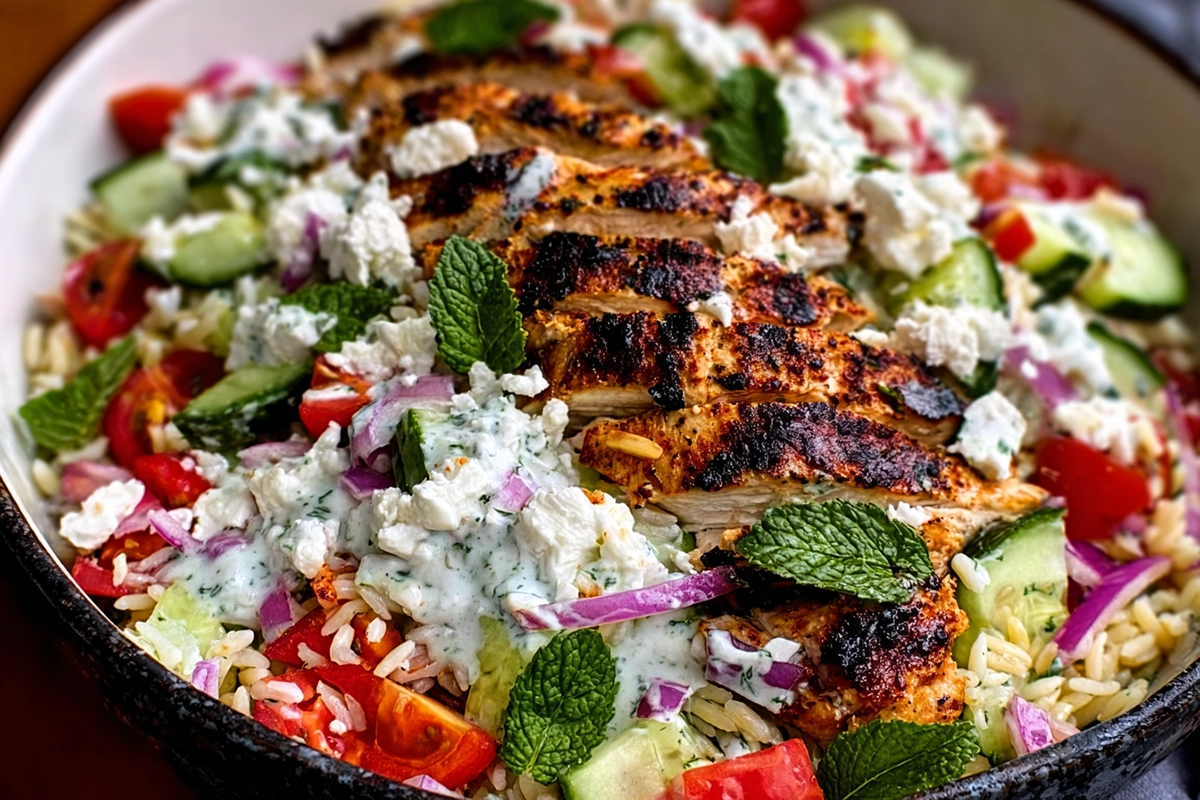 Greek Chicken Orzo Power Bowls: A Fresh and Flavorful Meal Prep Hero 4 Greek Chicken Orzo Power Bowls