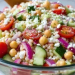 Mediterranean couscous salad