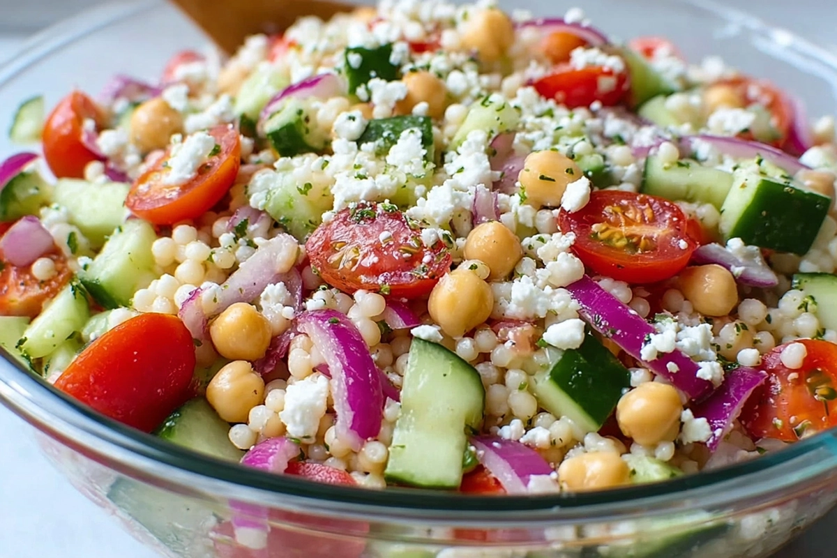 Mediterranean couscous salad