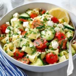 Simple Tomato Feta Cucumber Salad