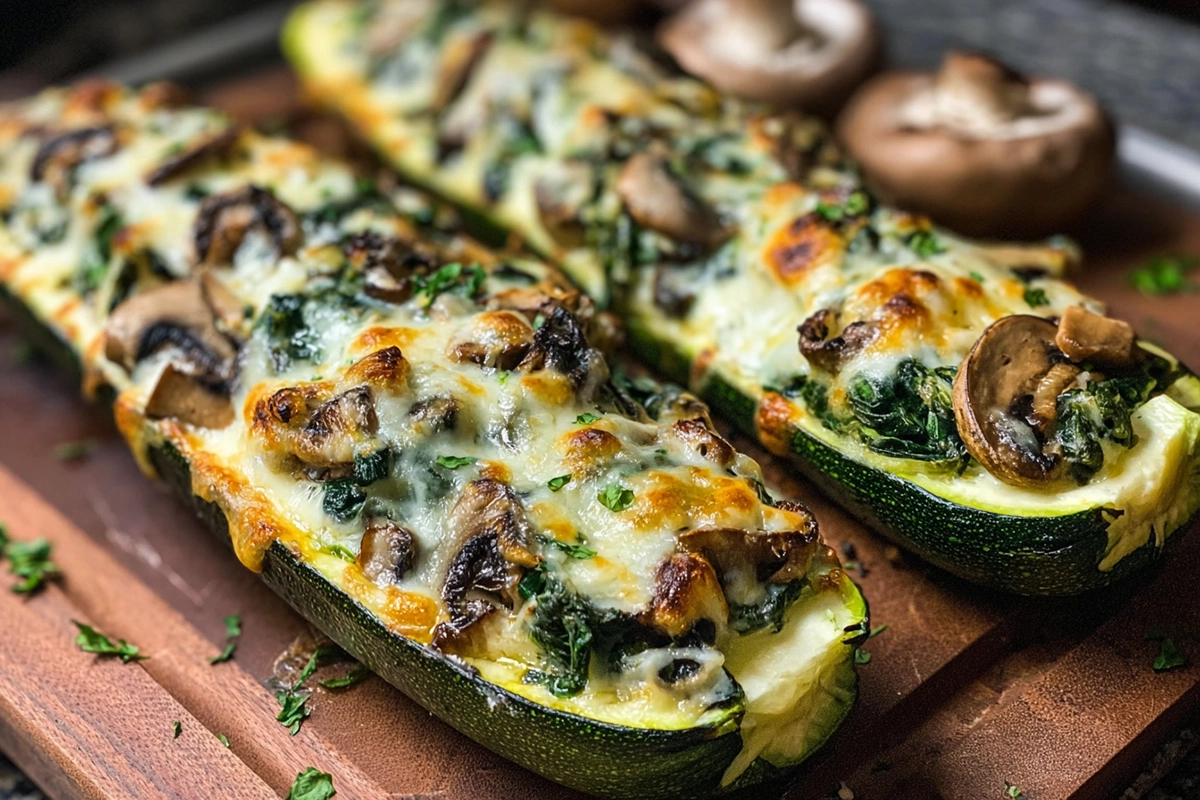 Stuffed Zucchini Boat