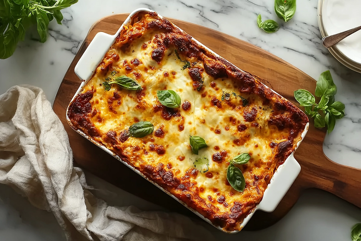 : Zucchini Lasagna with Ground Turkey