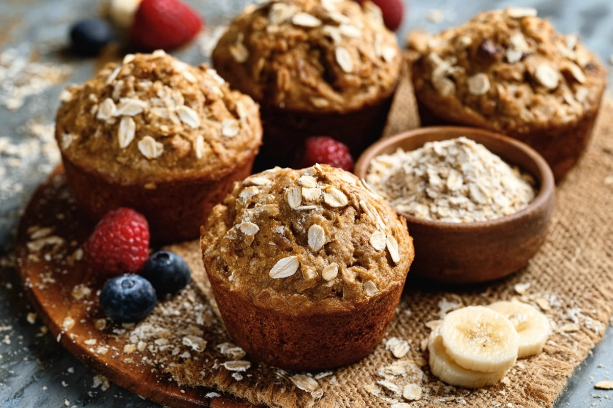 Zucchini Oatmeal Muffins